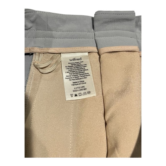 Wilfred Pants Women's Size 12 Blue Trouser Wide Leg High Waist Pleated Pant - Picture 12 of 15